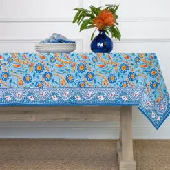 Pomegranate Inc Iznik Blue Tablecloth