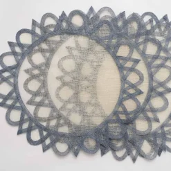 Pomegranate Inc Light blue natural fiber placemats | Set 4 Outlet