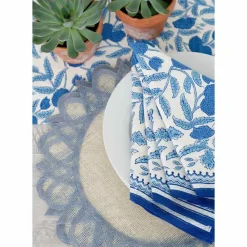 Pomegranate Inc Light blue natural fiber placemats | Set 4 Outlet