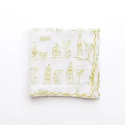 Pomegranate Inc Mixed Drink Printed Linen Cocktail Napkins | Set of 6 Hot