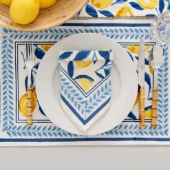 Pomegranate Inc Mod Lemon Placemats | Set of 4 Hot