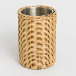 Pomegranate Inc Natural Wicker Wine Cooler New