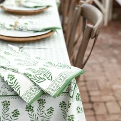 Pomegranate Inc Phlox Green Tea Towels | Set of 2 Sale