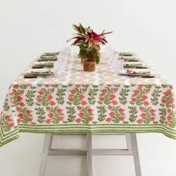 Pomegranate Inc Pom Bells Fern & Poppy Tablecloth Best