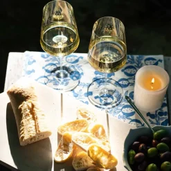 Pomegranate Inc Pom Bells Wedgewood Table Runner Hot