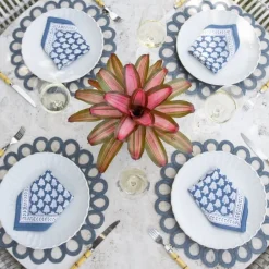 Pomegranate Inc Pom Buti Denim Napkin | Set of 4 Outlet