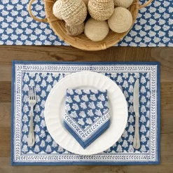 Pomegranate Inc Pom Buti Denim Placemat | Set of 4 Hot