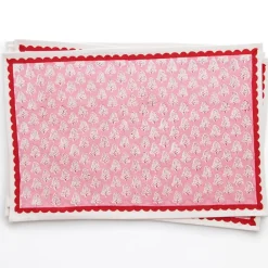Pomegranate Inc Pom Buti Pink Placemat | Set 4 New