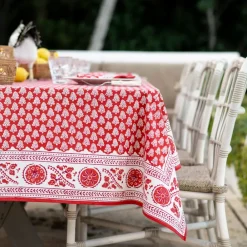 Pomegranate Inc Pom Buti Red Tablecloth