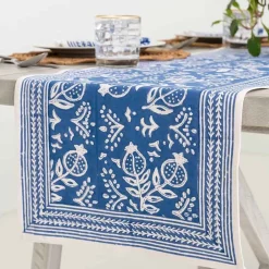 Pomegranate Inc Pomegranate Blue | Table Runner Online