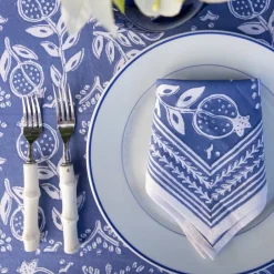 Pomegranate Inc Pomegranate Blue Napkin | Set of 4 Discount