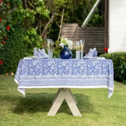 Pomegranate Inc Pomegranate Blue Tablecloth New