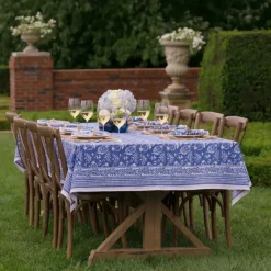 Pomegranate Inc Pomegranate Blue Tablecloth New