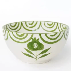 Pomegranate Inc Pomegranate Crest Green Bowl | Set of 2 Sale