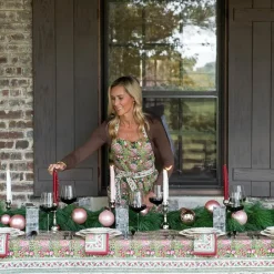 Pomegranate Inc Pomegranate Garden Wine & Rose Tablecloth Best