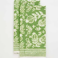 Pomegranate Inc Pomegranate Green Tea Towels | Set of 2 Clearance