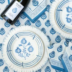 Pomegranate Inc Pomegranate Trio Sketch Cobalt Blue Salad Plate | Set of 2 Clearance