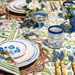 Pomegranate Inc Pomegranate Trio Sketch Cobalt Blue Dinner Plate | Set of 2 Online