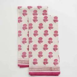 Pomegranate Inc Rosé Tea Towels | Set of 2 Discount