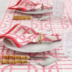 Pomegranate Inc Rose Bamboo Napkin | Set of 4 Best
