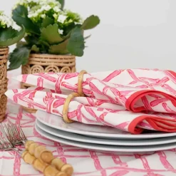 Pomegranate Inc Rose Bamboo Napkin | Set of 4 Best