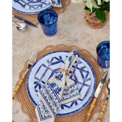 Pomegranate Inc Round Bamboo Cane Placemats | Set of 4 Sale