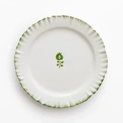 Pomegranate Inc Ruffled Green Salad Plate | Set of 2 Discount