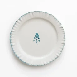 Pomegranate Inc Ruffled Teal Salad Plate | Set of 2 Sale