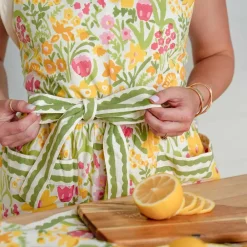 Pomegranate Inc 70s Flower Apron