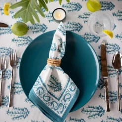 Pomegranate Inc Sagar Aqua Napkin | Set of 4 Outlet