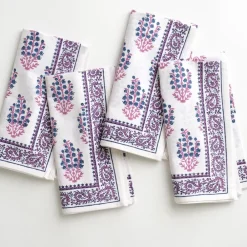 Pomegranate Inc Sagar Blue & Magenta Napkin Clearance