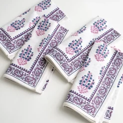 Pomegranate Inc Sagar Blue & Magenta Napkin Clearance
