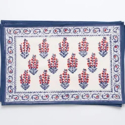 Pomegranate Inc Sagar Red & Blue Placemat | Set of 4 Sale