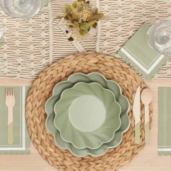 Pomegranate Inc Sage Simply Eco Plates | Set of 8 Online