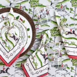 Pomegranate Inc Silver Jockey Napkin Ring | Set of 4 Clearance