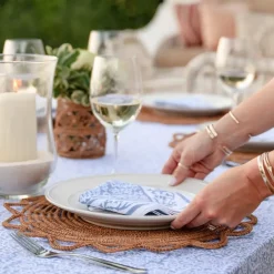 Pomegranate Inc Tapestry Blue Napkin Sale