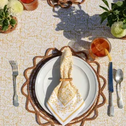 Pomegranate Inc Tapestry Marigold Napkin | Set of 4 New