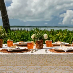 Pomegranate Inc Tapestry Marigold Tablecloth Discount