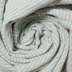 Pomegranate Inc Turquoise Woven Throw Best