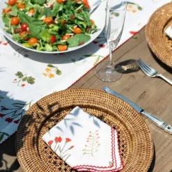 Pomegranate Inc Woven honey rattan charger Sale